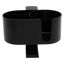 Portabicchieri da Scrivania 4 In 1 con Morsetto, Gancio per Cuffie Sotto La Scrivania, Versatile, Facile da Installare, per Tazze da Caffè e Acqua