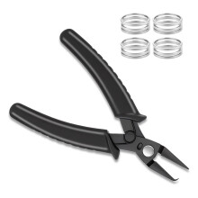Jump Ring Pliers with Jump Ring Opener Finger Tools with Split Rings Plier, Rings Pliers & Jumps Tool