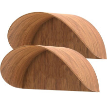2 Pieces Cowboy Hat Holder Wood Design Hat Organizer Cowboy Hat Rack for Display and Organization