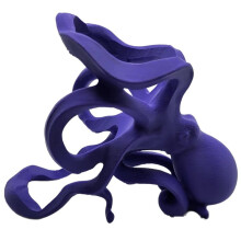 Weinregal Oktopus Weinflaschenaufbewahrung Freistehendes Tierstatue Aufbewahrungsorganizer Schreibtischdeko Violett