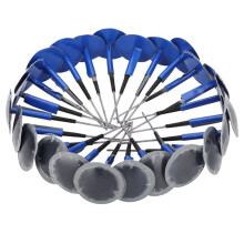 Set van 24 Bandenreparatiepleisters 36x4mm, Paddenstoelvormige Pleisters voor Het Repareren van Lekken in Het Bandenprofiel