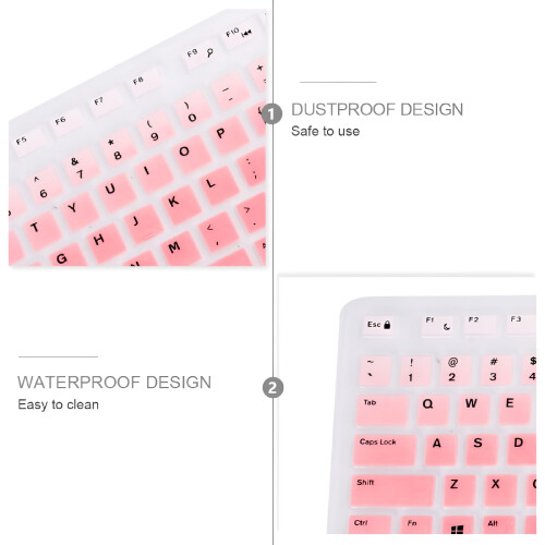 Capa de teclado universal de silicone para laptop 2