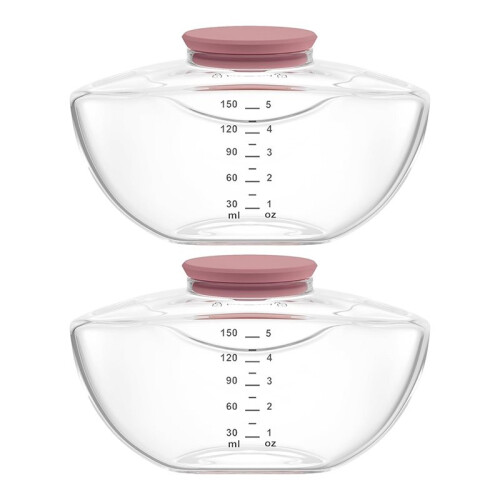 2 Pack Breastmilk Pump Storage Bottles for  Upgraded M9, Breast Milk Container, Breastfeeding 1