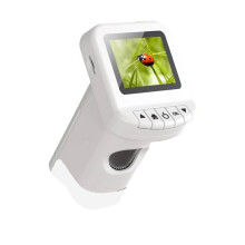 1200X Handheld Portable Microscope for Kids Digital Scope 2.0" Screen Rechargeable Toy Slide Kit Pocket Science Gift