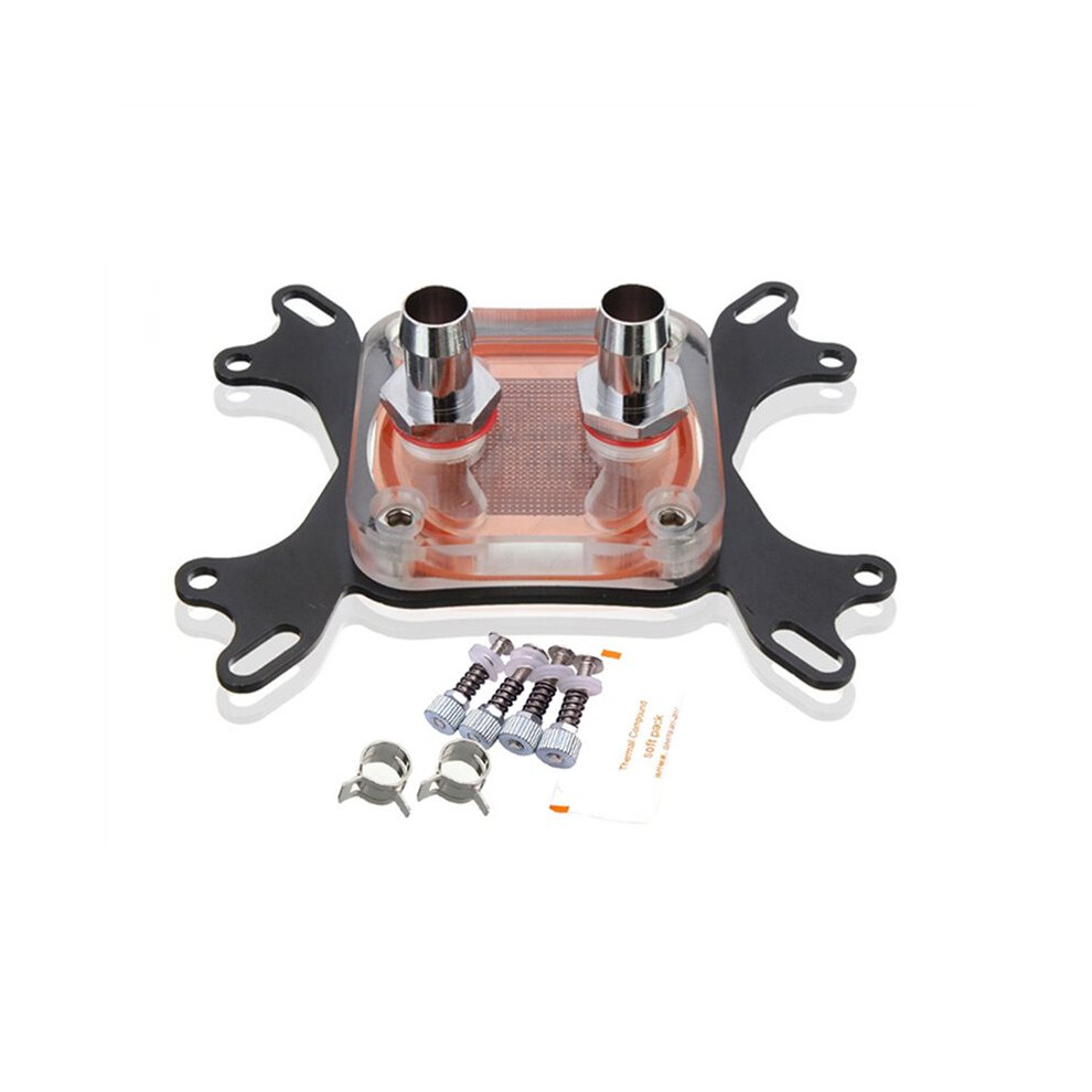 Cpu Water Cooling Block Copper Base For Computer Inner Channel Waterblock Cpu For Am2 Am3 Int 775,1150 940 6033146240317