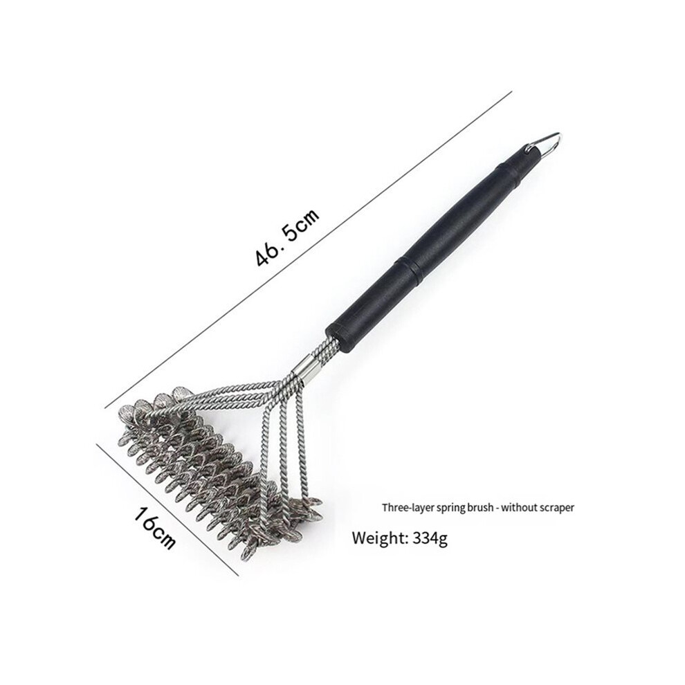 Barbecue Accessorie Grill Bbq Brush Stainless Steel Wire Bristles Clean Brushes Non-Stick Stains Grease Kitchen Bbq Tool 4711331960760