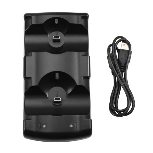Vertical Charger Station Professional Game Controller Charging Station Accessories for PS3 /PS3 Move Wireless Controller