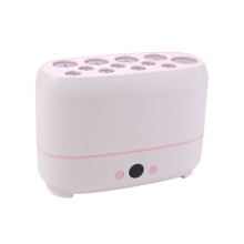 Asciugatrice Elettrica Automatica per Pennelli Cosmetici, Pulitrice, Asciugatrice Rapida per Pennelli da Trucco, Ricaricabile Tramite USB, Visibile