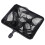 Worgeous Net Black Abs Nylon Fish Pond Scoop Net 1Pack 3