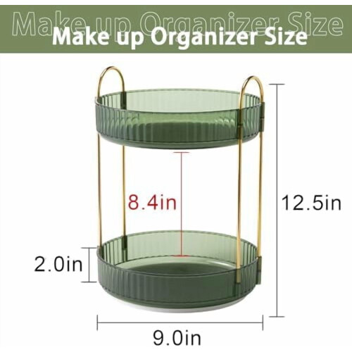 3-laags 360 draaibare cosmetica-organizer 1