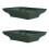 FRCOLOR2Pcs Μπολ με Λουλούδια, Αξεσουάρ Λουλουδιών DIY, Πράσινα 6
