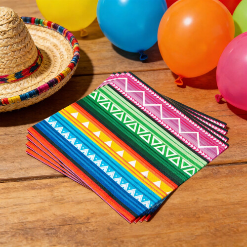 Carnival Disposable Tableware Set – 10 Plates & 20 Napkins 1