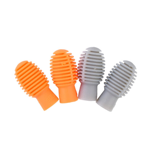 Silicone Drum Stick Caps Grey 4 Pieces 1