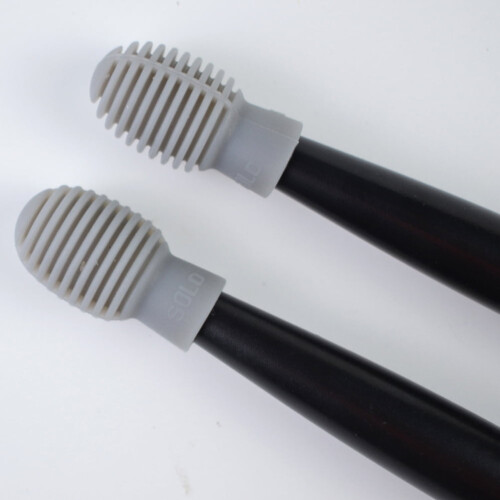 Silicone Drum Stick Caps Grey 4 Pieces 2