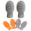 4Pcs Grey Silicone Drum Stick Caps for Silent Practice Sessions 5