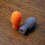 Silicone Drum Stick Caps Grey 4 Pieces 7
