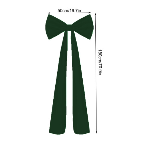 Großer Samt-Weihnachtsschmuck mit Schleife, 30 cm 1