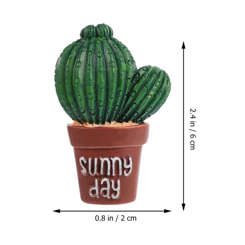 Αυτοκόλλητα Ψυγείου με Ρητίνη Cactus, Διακόσμηση Κουζίνας, 7 τεμάχια 1