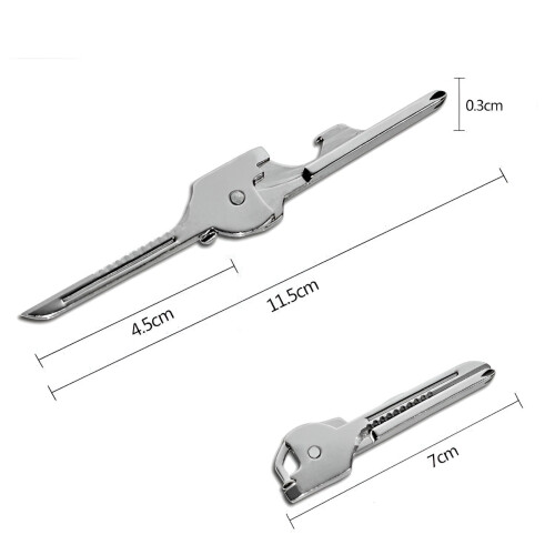 Stainless Steel Utili-key Key Ring Pendant with Mini 1