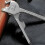 Stainless Steel Utili-key Key Ring Pendant with Mini 3