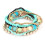 HEVIRGO Boho Multilayer Elastische Kralenarmbanden 3 Sets (21 5