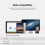 Suzicca Wireless Keyboard Folding Keyboard Portable Ultra Slim Keyboard with Touchpad for Windows/Android/iOS 6