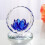 Valentine Table Decor Crystal Ornaments Set 4