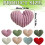 Coussin décoratif doux en forme de cœur à volants 3