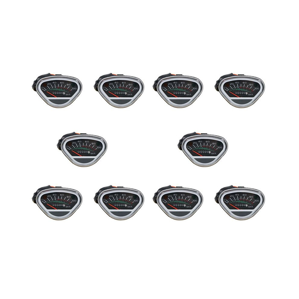10X Motorcycle Speedometer 100Km/H Tachometer Odometer Instrument For Dax 70 4711551465175