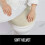 WC-Sitzbezug aus Memory-Schaum, Samt, Champagner, 19,5 x 18,5 cm 3