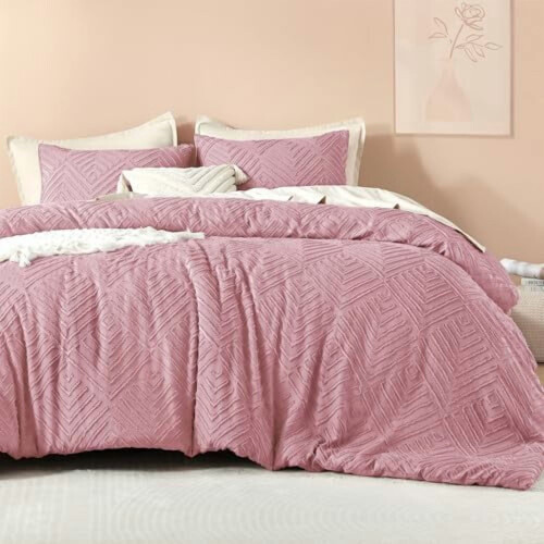 Getuft boho dekbedovertrekset King 104x90 inch 1