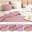 Grayish Pink Queen Comforter Set Tufted Boho 3-Pc 5