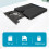 Leitor de DVD externo USB 3.0 Tipo C 6 em 1 3