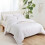 Conjunto de Edredom King Branco Boho com Capitonê (3 peças) 5