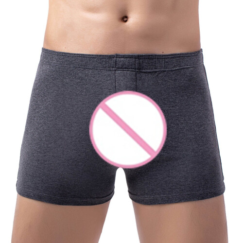Herren-Boxershorts mit elastischem Bund, atmungsaktiv, einfarbig 2