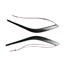 Car Carbon Fiber Front Door Panel Ambient Light LED Atmosphere Lamp Colors for 2019-2022