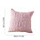 Fronha de poliéster rosa 45x45cm 1 unidade 3