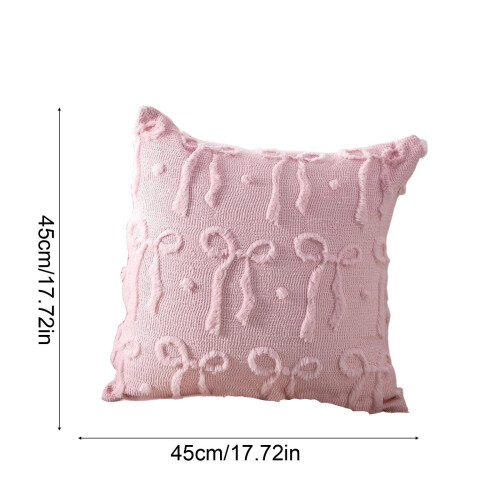 Fronha de poliéster rosa 45x45cm 1 unidade 2