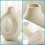 Set de 2 vaze ceramice – Stil boho alb-lăptos 5