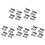20Pcs 4 Led Amber Recovery Strobe Lights 12V 24V Orange Grill Breakdown Flashing 1