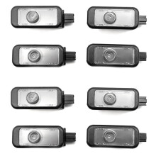8 Pcs 4 Ring LED Projection Door Light for A3 A4 A5 Q3 Q2 Q5 A6 A7 S3 S4 S5 S6 S7 8YG 947 415 8YG947415 8YG947416A