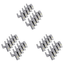 30X LED Hinge Light Universal Cabinet Cupboard Hinge LED Night Light for Kitchen Home Bedroom Lamp-Cool White