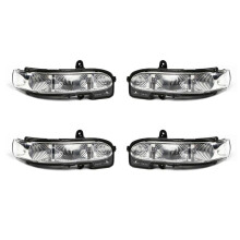 2 Paire de Voyants LED de Rétroviseur Latéral pour Classe C/E W211 S211 W463 Clignotant A2038201321 2038201421