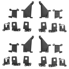 4x Reparatursatz für Scheinwerferhalterung  + Rechts 63117205837 63117205838 für  X5 E70 X6 E71 E72 Hybrid-Scheinwerferhalterung