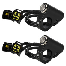 2X Headlight for Talaria Sting R MX4, Handlebar , Light /Off , Aluminum Plug and