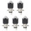 5X H4 LED Spotlight Small Light Bulb LED Motorcycle Modified Headlight Integrated Two-Color Headlight Accessories 1