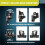 Universal LED Light Bar Mounting Brackets, Adjustable Hood Pillar Mounts, Led Work Light Mount Bracket Clamp Holder 4PCS 4