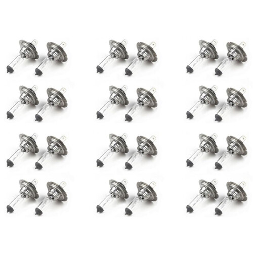 24 X H7 Car Headlight Bulbs 12V / 55W Halogen Standard Lamp Light