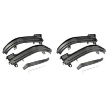 4x Clignotants de Rétroviseur Latéral à LED Séquentiels pour 1 2 3 4 Série F20 F21 F22 F30 F32 F33 E84 X1 I3 Fumé