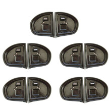 10Pcs Exterior Mirror Gasket Rubber Seals Left & Right for   E Class W211 2002-2009 C Class W203 2000-2006
